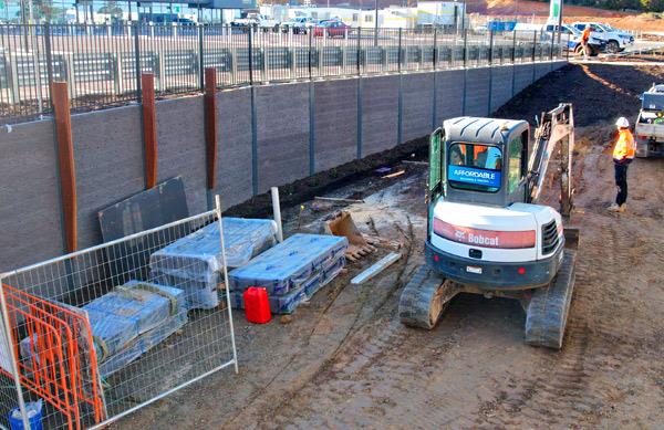 Retaining walls construction