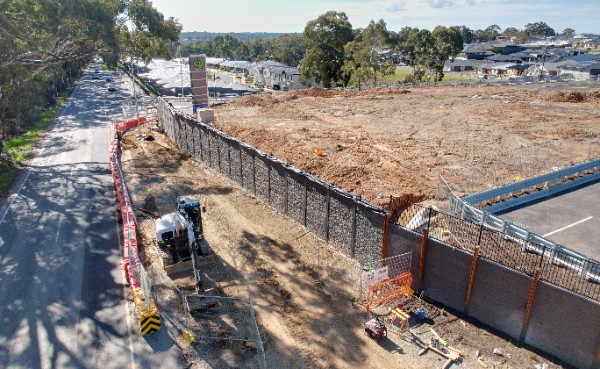 Retaining walls construction